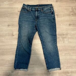 J. Crew Relaxed Fit Blue Boyfriend Jeans
